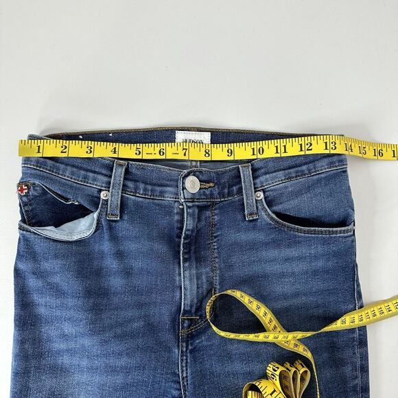 Hudson Jeans Womens 27 Blue Blair Super Skinny Stretch Mid Rise Casual Preppy - Picture 9 of 15